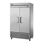True TS-43F-HC - Freezer, two-section, -10°F, (2) solid doors, stainless steel front/sides